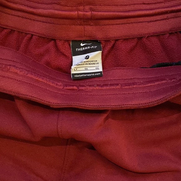 Nike Florida State Seminoles track pants. Burgundy, size: LT. - Picture 2 of 3